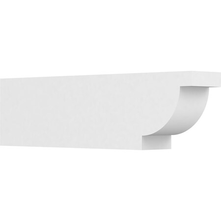 Ekena Millwork Standard Alpine Architectural Grade PVC Rafter Tail, 6"W X 10"H X 36"L RFTP06X10X36ALP